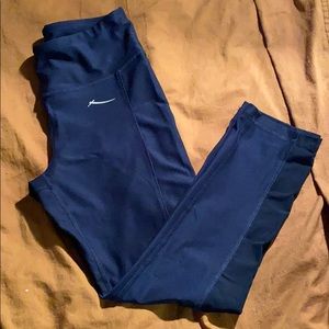 NAVY BLUE HIGH WAISTED LEGGINGS